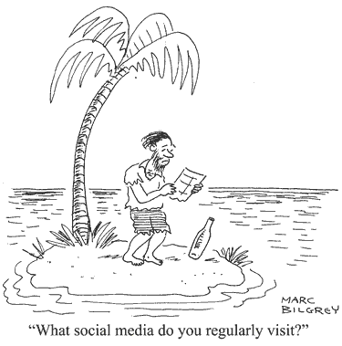 What social media do you regularly visit?